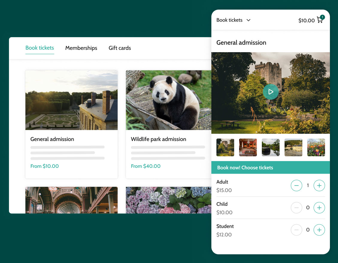 VisiSoft alternative ticketing software and EPOS shop view
